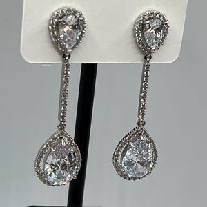 Baubles Chandelier Austrian Crystal Silver Earrings $12 EA or Bundle 3/$20